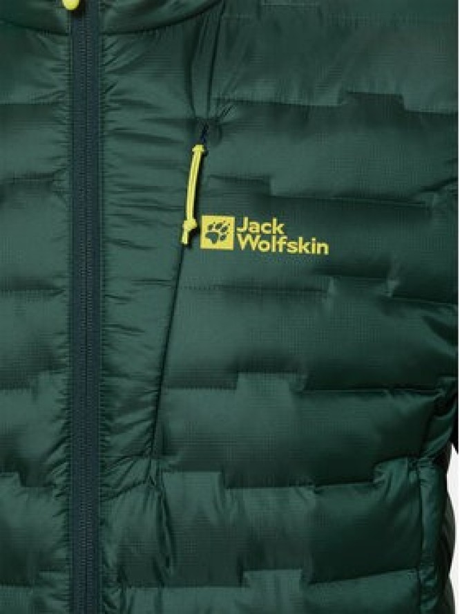 Jack Wolfskin Kurtka puchowa Passamani A61836 Zielony Regular Fit