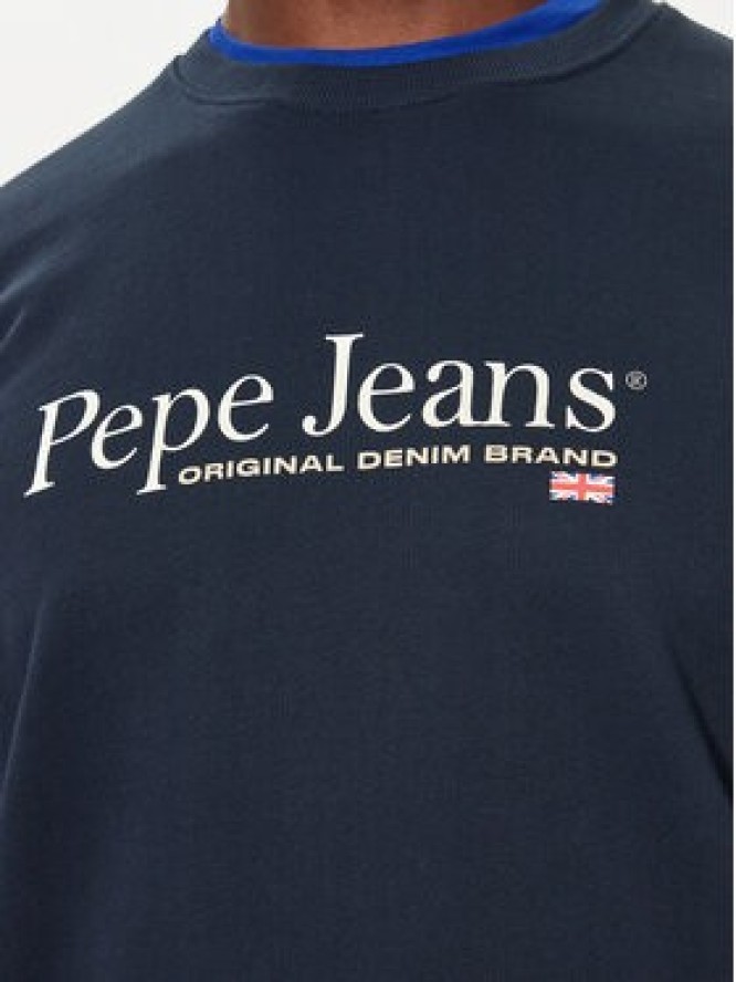 Pepe Jeans Bluza PM582699 Granatowy Regular Fit