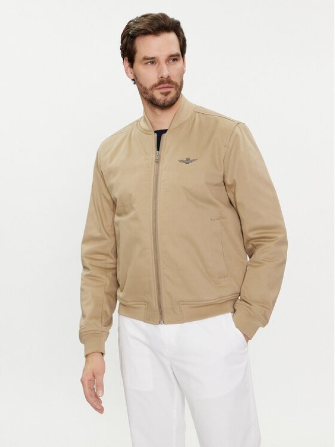 Aeronautica Militare Kurtka bomber 241AB2139CT3247 Beżowy Regular Fit