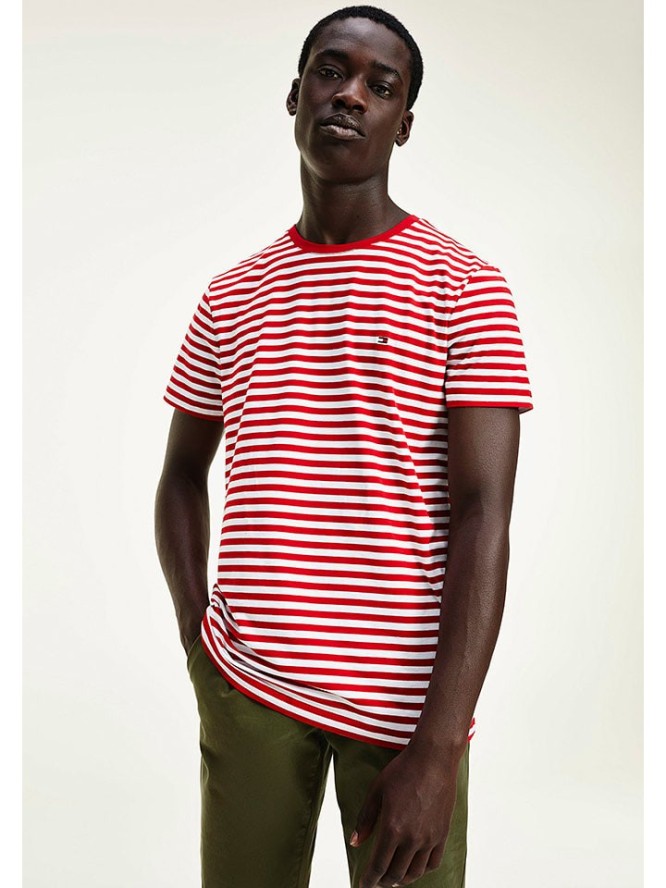 Tommy Hilfiger Koszulka w kolorze czerwono-białym rozmiar: XXL