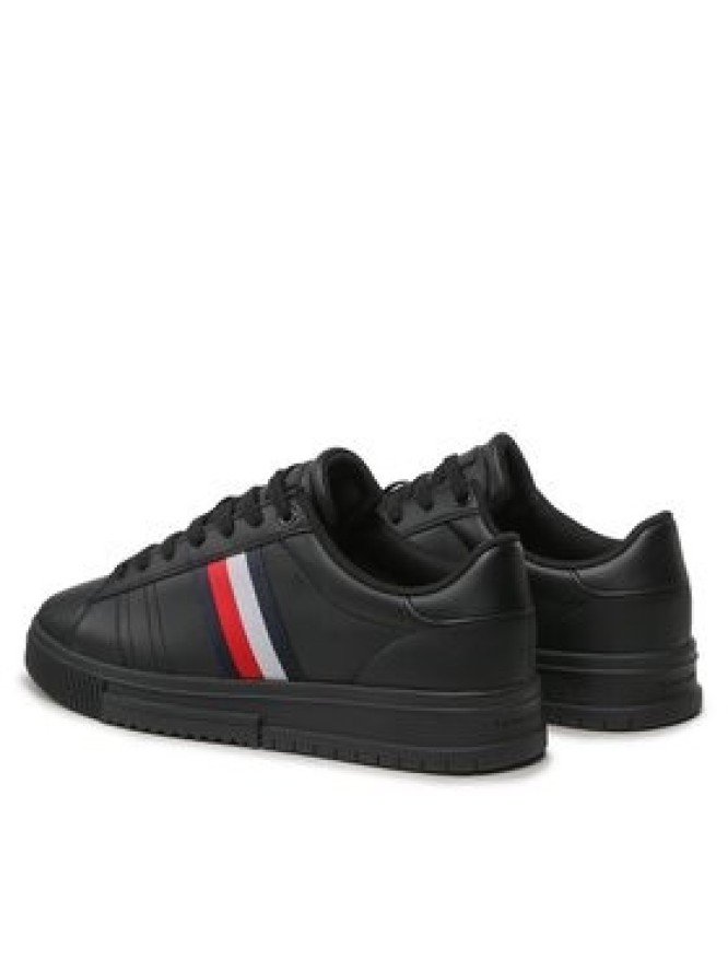 Tommy Hilfiger Sneakersy Supercup Leather FM0FM04706 Czarny