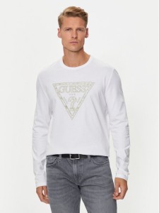 Guess Longsleeve M4YI27 K8FQ4 Biały Regular Fit