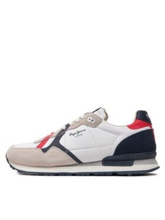 Pepe Jeans Sneakersy Brit Road M PMS40007 Biały