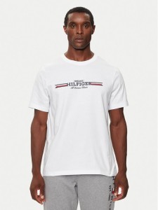 Tommy Hilfiger T-Shirt MW0MW36480 Biały Regular Fit