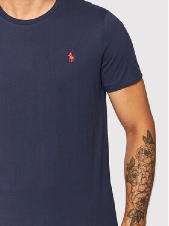 Polo Ralph Lauren T-Shirt Bsr 710680785 Granatowy Custom Slim Fit