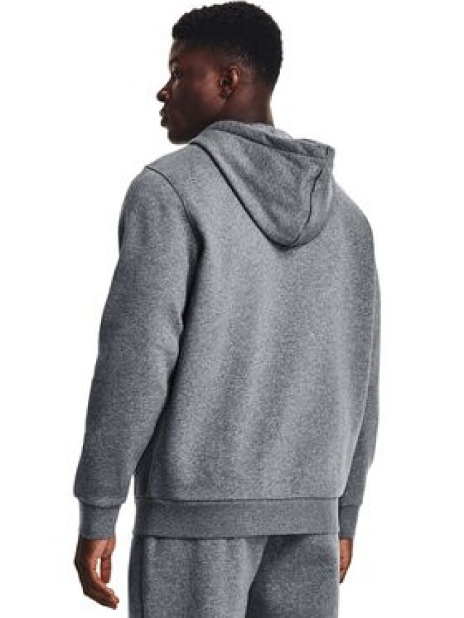 Under Armour Bluza UA Essential Fleece FZ Hood 1373881 Szary Regular Fit