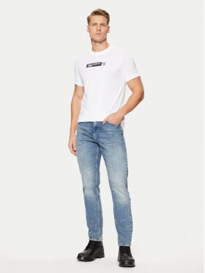 Karl Lagerfeld Jeans T-Shirt A1M17112 Biały Slim Fit