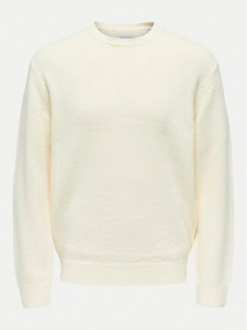 Only & Sons Sweter Anthony 22029798 Écru Regular Fit