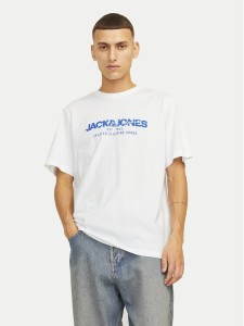 Jack&Jones T-Shirt Alvis 12256803 Biały Standard Fit