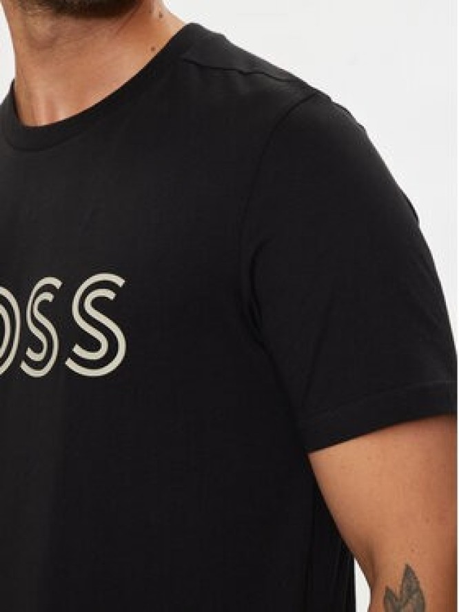 Boss T-Shirt 50519358 Czarny Regular Fit