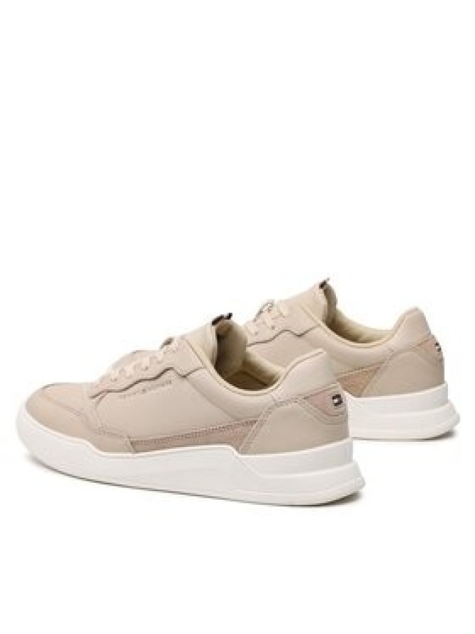 Tommy Hilfiger Sneakersy Elevated Cupsole Leather FM0FM04490 Beżowy