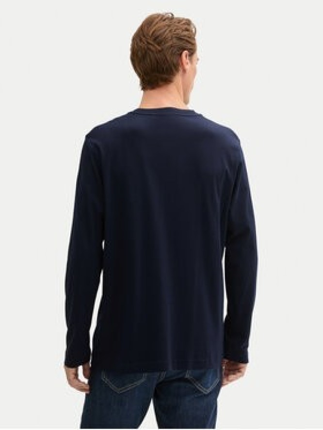 Tom Tailor Longsleeve 1043992 Granatowy Regular Fit