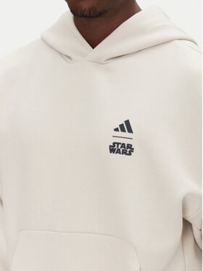 adidas Bluza Star Wars The Mandalorian™ JI5719 Beżowy Regular Fit