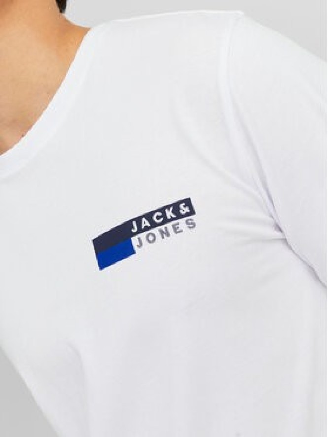 Jack&Jones T-Shirt Corp 12233999 Biały Standard Fit