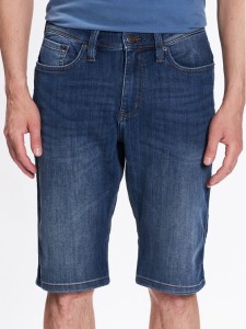 Duer Szorty jeansowe MSLS4505 Granatowy Regular Fit