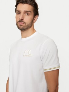 KARL LAGERFELD T-Shirt 755463 551235 Biały Regular Fit