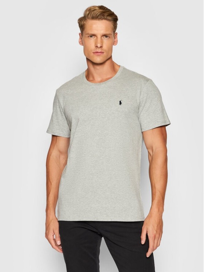 Polo Ralph Lauren T-Shirt Sle 714844756003 Szary Regular Fit