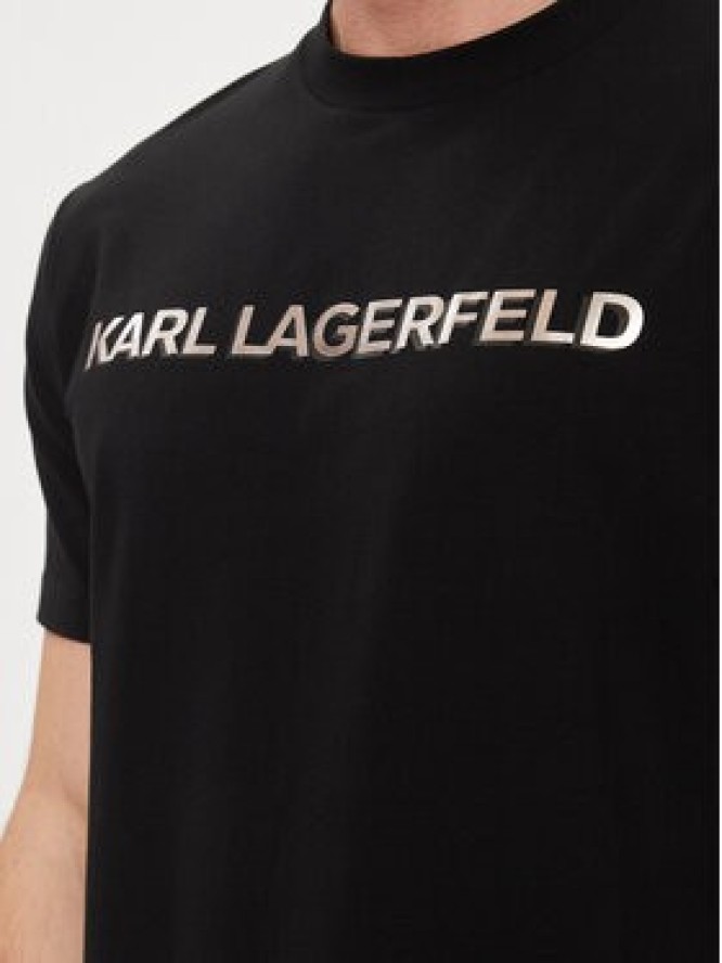 KARL LAGERFELD T-Shirt 755053 542221 Czarny Regular Fit