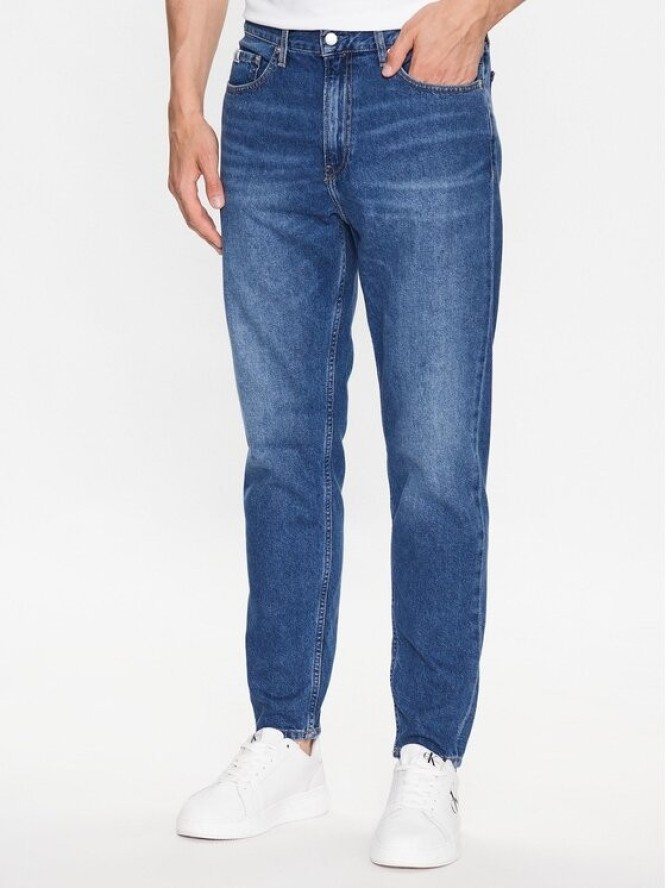 Calvin Klein Jeans Jeansy J30J323353 Granatowy Slim Fit