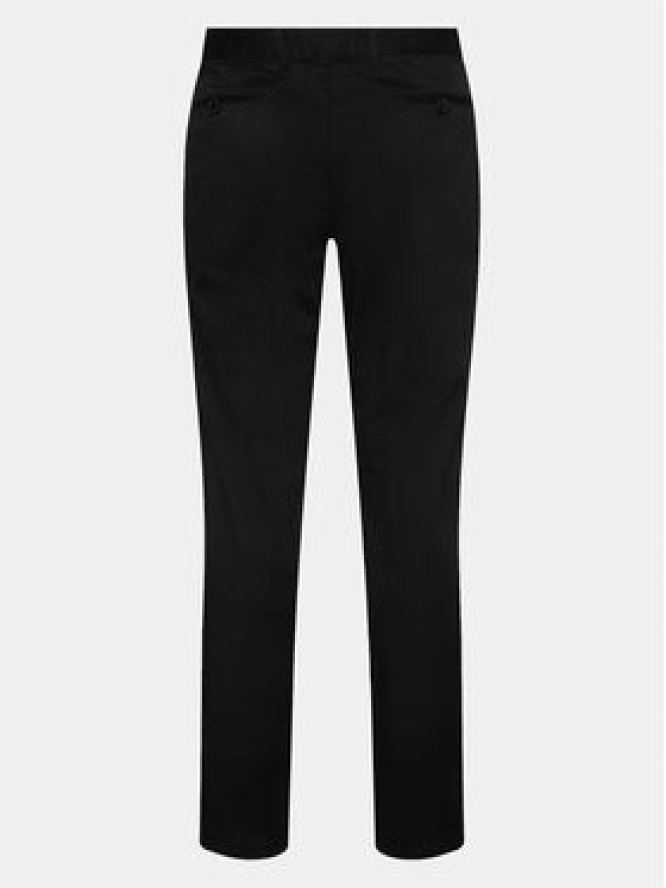 Sisley Chinosy 4AIHSF021 Czarny Slim Fit