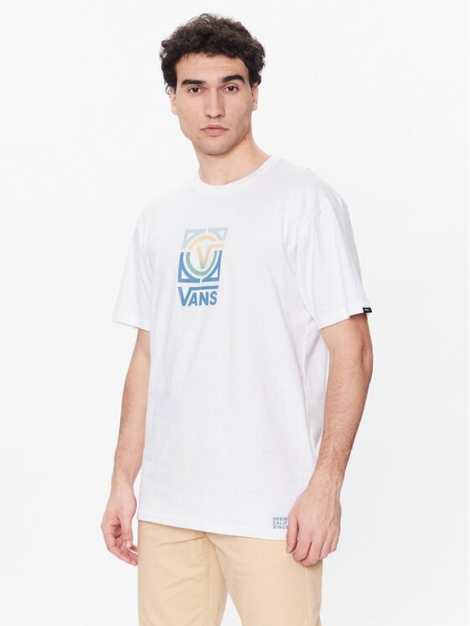 Vans T-Shirt Veesta VN0007US Biały Classic Fit