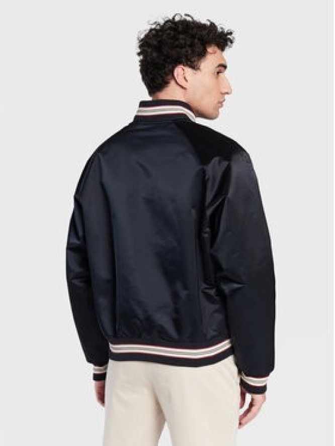 Tommy Hilfiger Kurtka bomber Varsity MW0MW29017 Granatowy Regular Fit