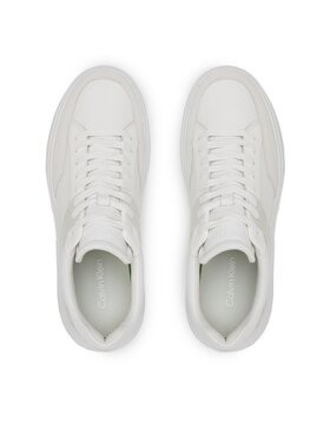 Calvin Klein Sneakersy Low Top Lace Up HM0HM01047 Biały