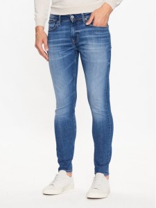 Pepe Jeans Jeansy Finsbury PM206321 Granatowy Skinny Fit