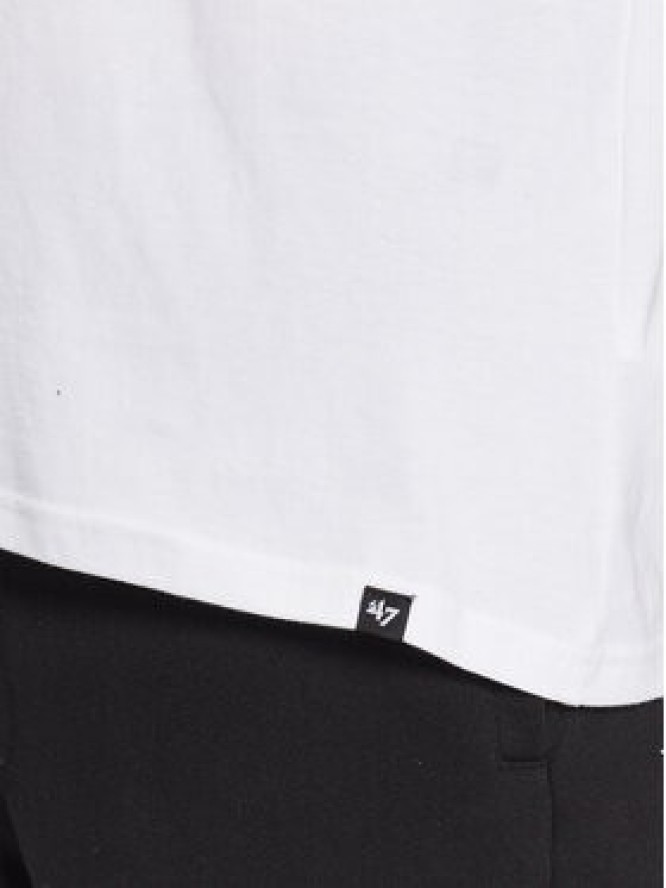 47 Brand T-Shirt MLB New York Yankees Imprint 47 Echo Tee BB017TEMIME544103WW Biały Regular Fit