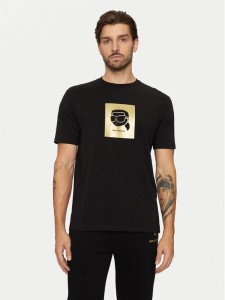 KARL LAGERFELD T-Shirt 755460 551235 Czarny Regular Fit