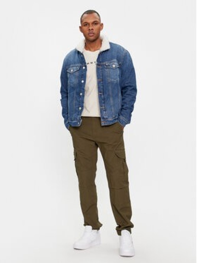 Tommy Jeans Kurtka jeansowa Flag DM0DM18241 Niebieski Regular Fit