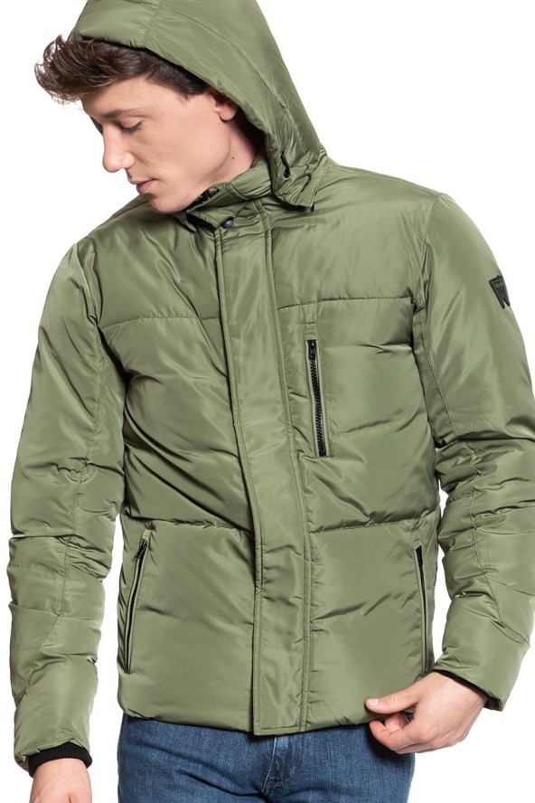 WRANGLER PROTECTOR JACKET MĘSKA KURTKA ZIMOWA CLOVER GREEN W4A2W3G05