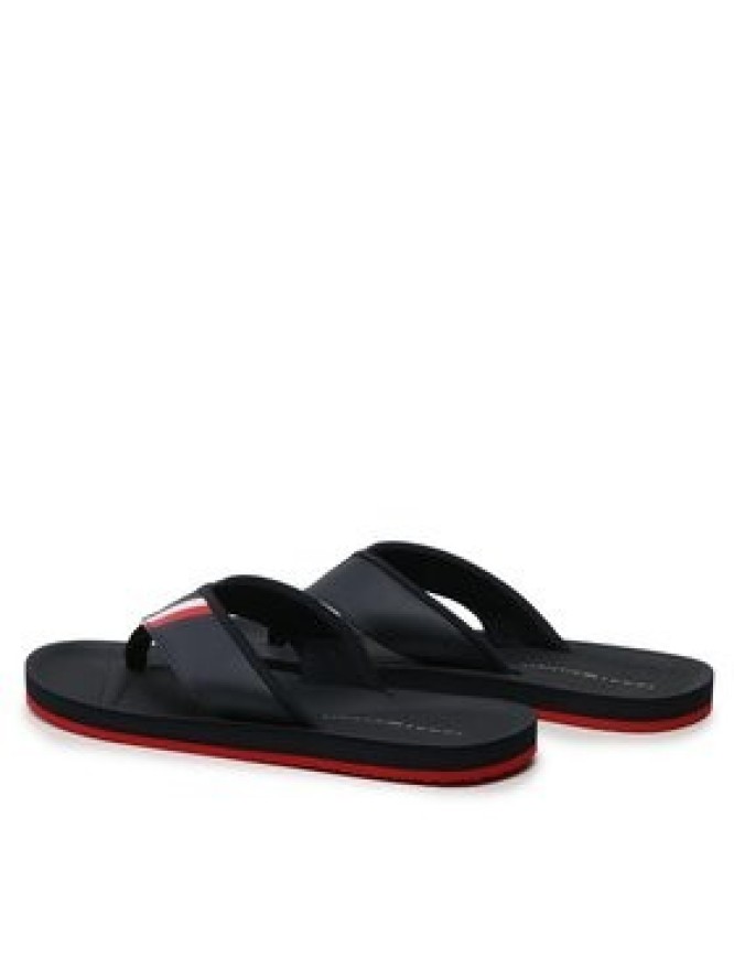 Tommy Hilfiger Japonki Comfortable Padded Beach Sandal FM0FM04473 Granatowy