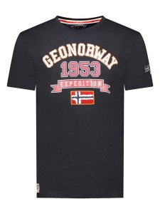 Geographical Norway Koszulka "Jollegio" w kolorze czarnym rozmiar: L
