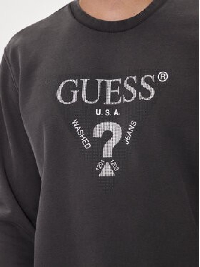 Guess Bluza M4YQ07 KBY51 Czarny Regular Fit