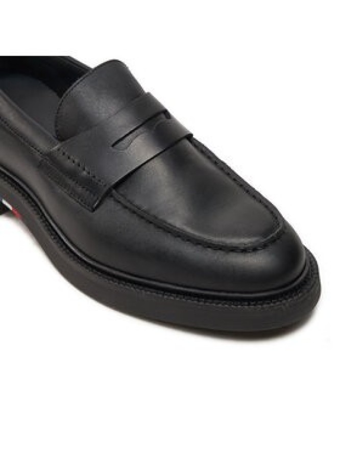 Tommy Hilfiger Półbuty Comfort Lwt Lth Loafer FM0FM05089 Czarny