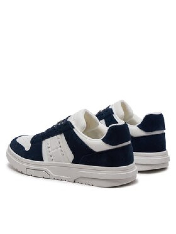 Tommy Jeans Sneakersy The Brooklyn Suede EM0EM01371 Granatowy