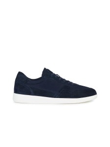 Geox Skórzane sneakersy "Kennet" w kolorze granatowym rozmiar: 45