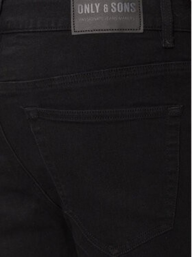 Only & Sons Szorty jeansowe Ply 22029041 Czarny Regular Fit