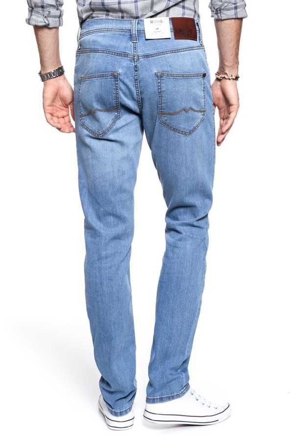 SPODNIE MĘSKIE MUSTANG Jeans Bosten Slim Fit Light Blue 1007660 5000 302