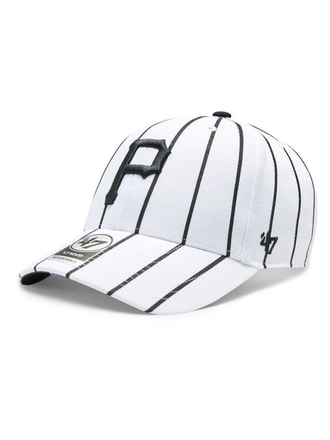 47 Brand Czapka z daszkiem MLB Pittsburgh Pirates Bird Cage 47 MVP B-BDCG20WBV-WH Biały