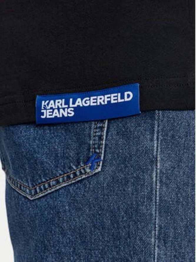 Karl Lagerfeld Jeans T-Shirt 241D1708 Biały Regular Fit