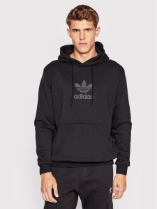 adidas Bluza Trefoil Series Street HS8895 Czarny Relaxed Fit