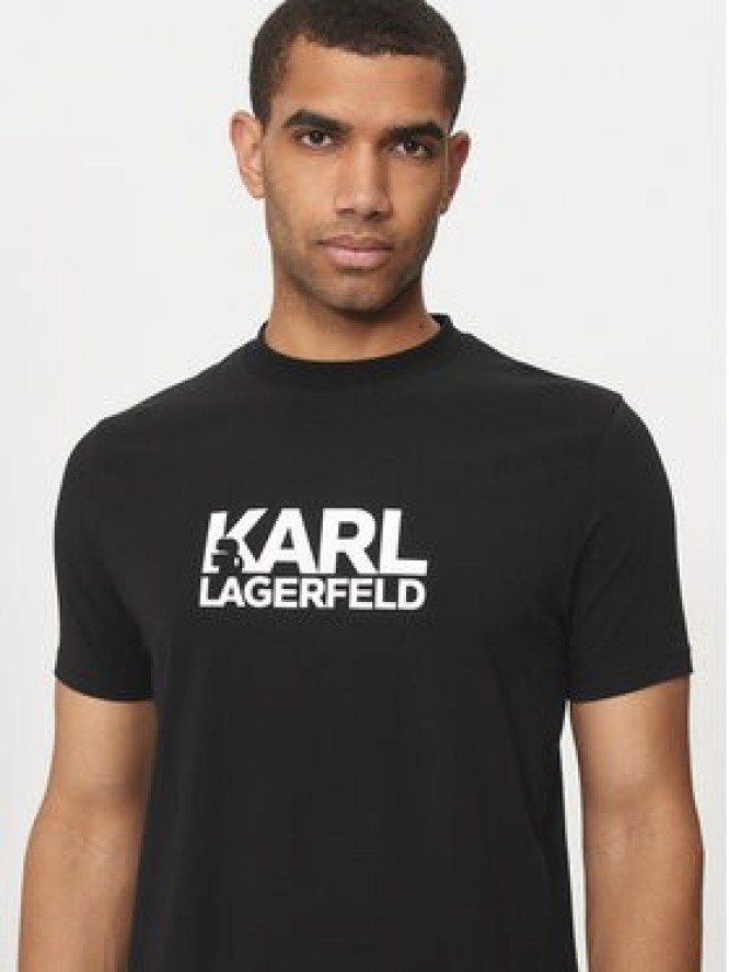 KARL LAGERFELD T-Shirt 755087 543235 Czarny Regular Fit