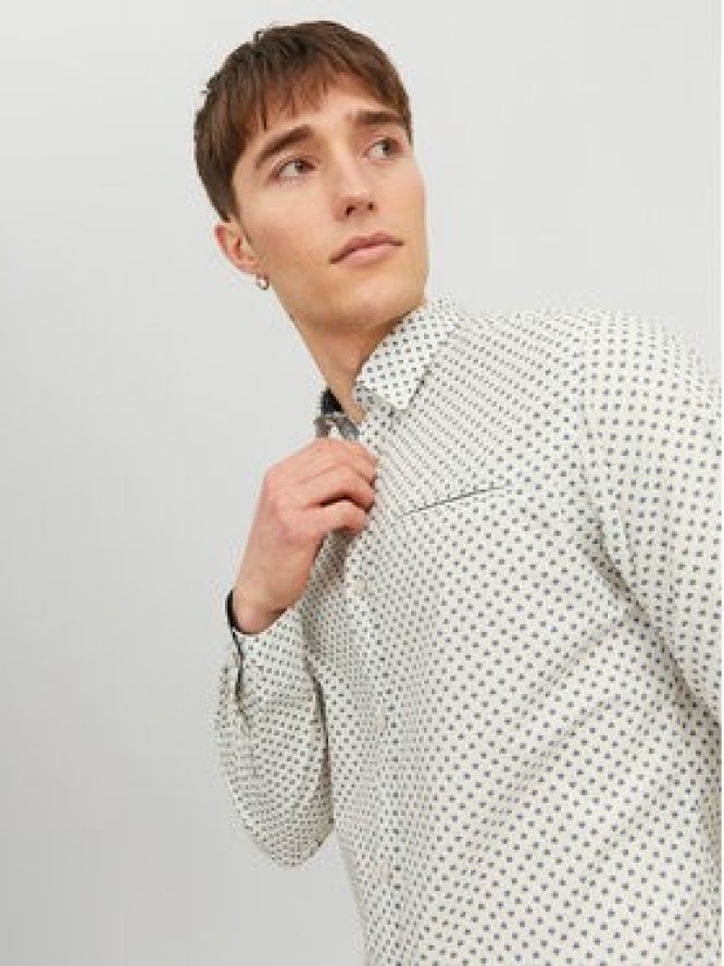 Jack&Jones Koszula 12235969 Biały Slim Fit