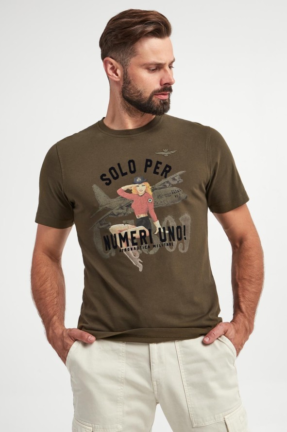 T-shirt męski AERONAUTICA MILITARE