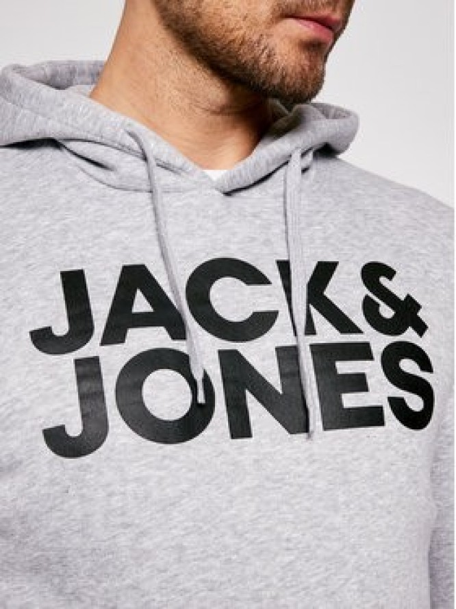 Jack&Jones Bluza Corp Logo 12152840 Szary Regular Fit