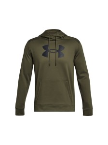 Bluza treningowa męska Under Armour UA Armour Fleece Big Logo Hd - khaki