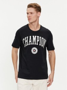 Champion T-Shirt 219852 Czarny Comfort Fit