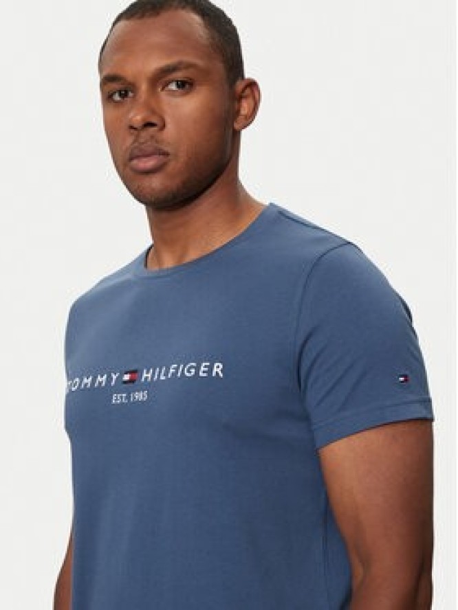 Tommy Hilfiger T-Shirt Logo MW0MW11797 Niebieski Regular Fit